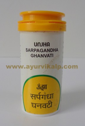 Unja Pharmacy, Sarpagandha Ghanvati, 60 Tablets